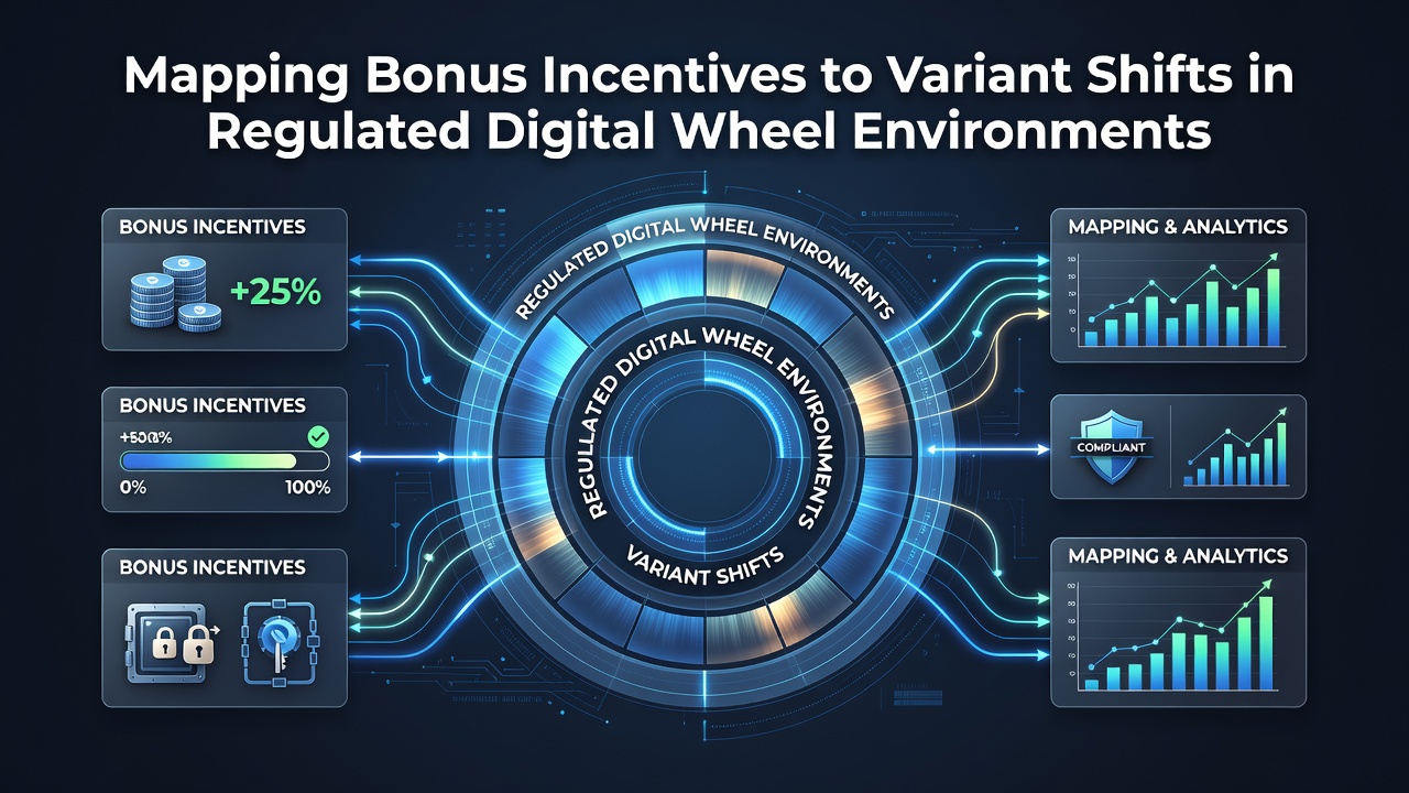 Regulierte digitale Wheel-Plattformen mit Bonusstrukturen und Variantenwechseln
